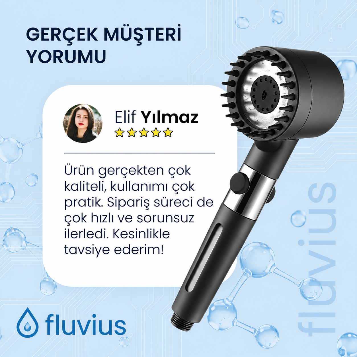 Fluvius™ Filtreli Duş Başlığı